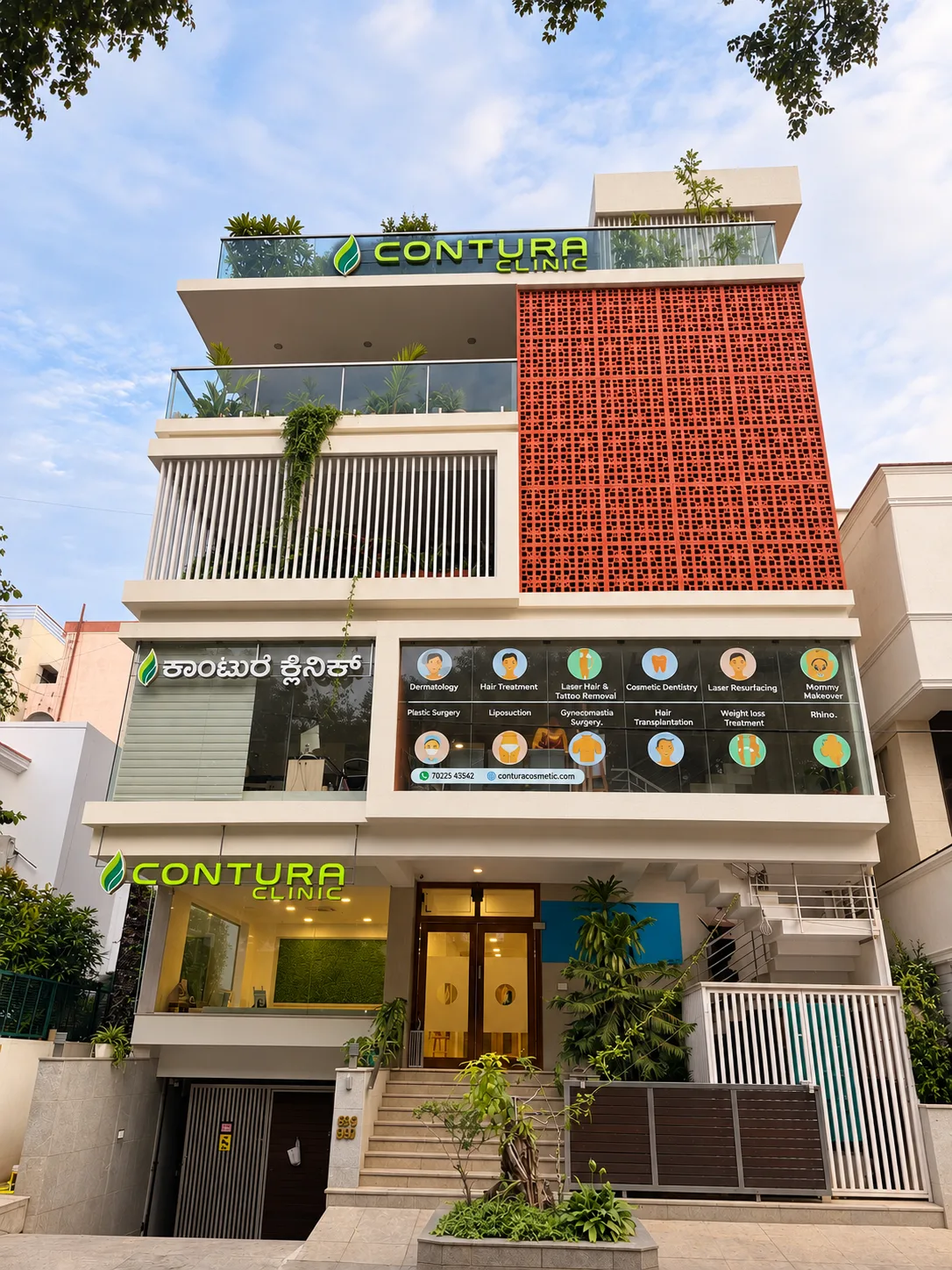 Contura Clinic building, Kalyan Nagar, Bangalore